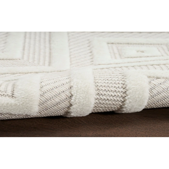 Nourison Versatile Ivory White NRV01 2 ft. X 6 ft. Rectangle Rug