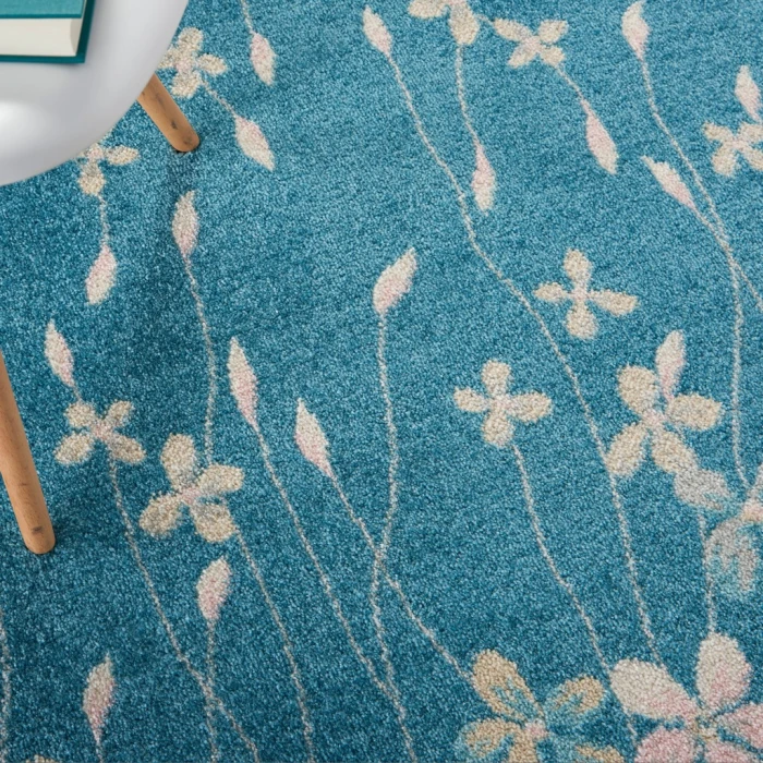 Nourison Tranquil Area Rug TRA04-Turquoise