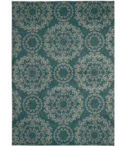 Nourison Home Tranquility Aqua TNQ03 3ft.9in. x 5ft.9in. Rect. Rug