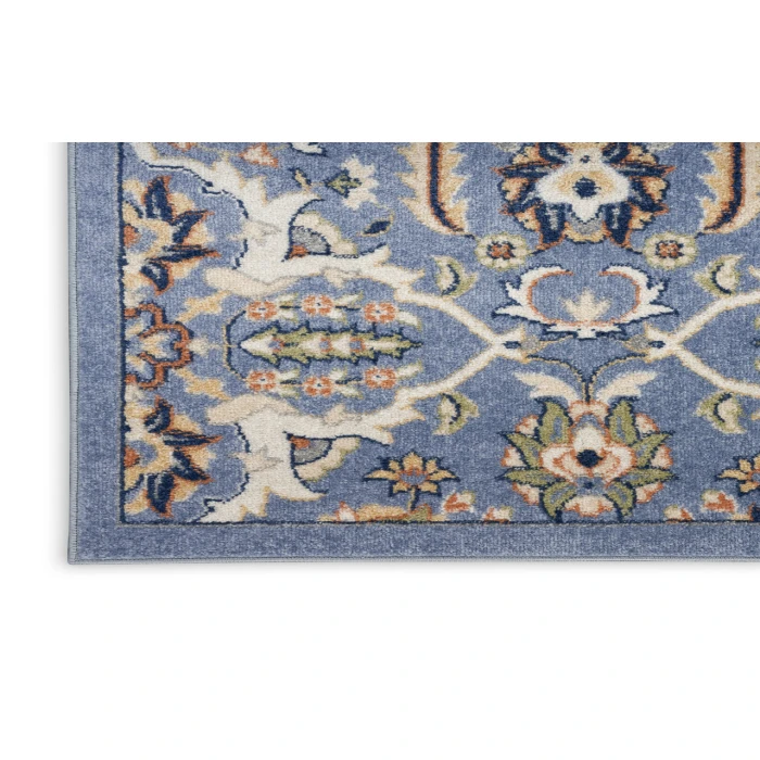 Nourison Allur Light Blue ALR03 7 ft. X 10 ft. Rectangle Rug
