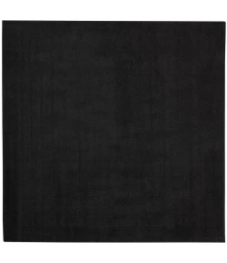 Nourison Home Nourison Essentials NRE01 Black 5 ft. Square Area Rug