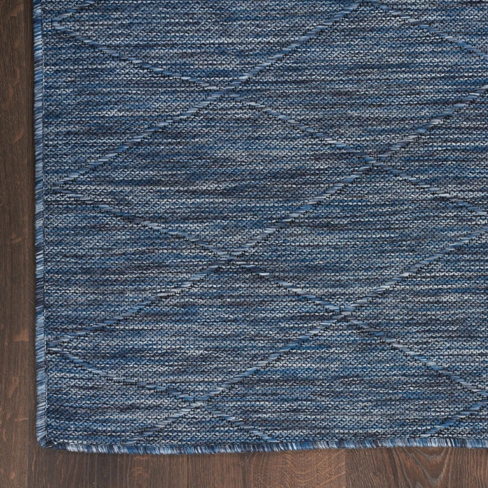 Nourison Washable Solutions Navy Blue WSL01 9 ft. X 12 ft. Rect. Rug