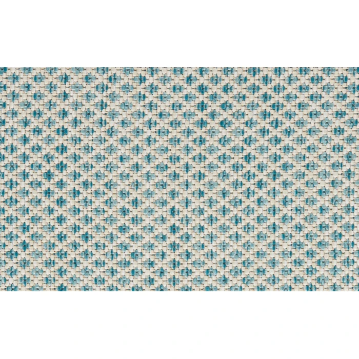 Nourison Courtyard Ivory Aqua COU01 8 ft. Square Rug