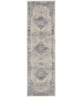 Nourison Vintage Kashan Area Rug VKA07-Ivory Blue