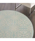 Nourison Jubilant Round Area Rug JUB06-Ivory/Green