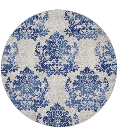 Nourison Whimsicle Area Rug WHS11-Ivory Navy