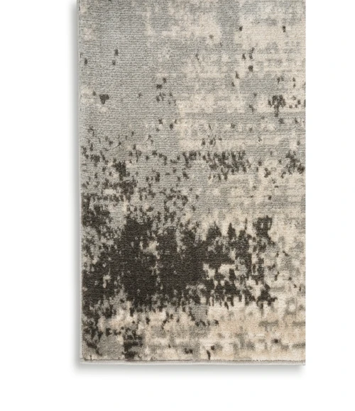 Nourison Serenity Home Ivory Grey SRH06 3 ft. 11 in. X 5 ft. 11 in. Rectangle Rug