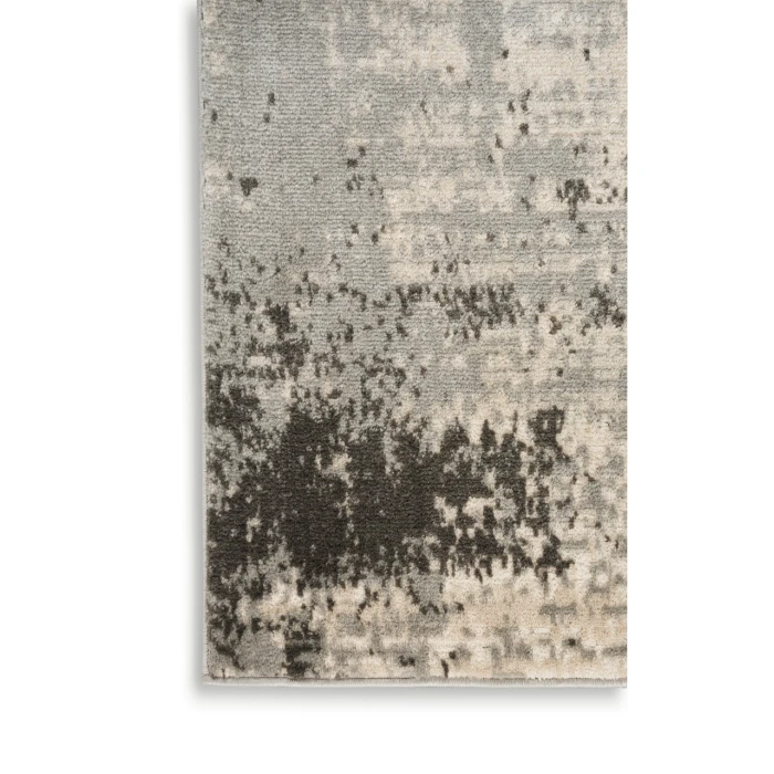 Nourison Serenity Home Ivory Grey SRH06 3 ft. 11 in. X 5 ft. 11 in. Rectangle Rug