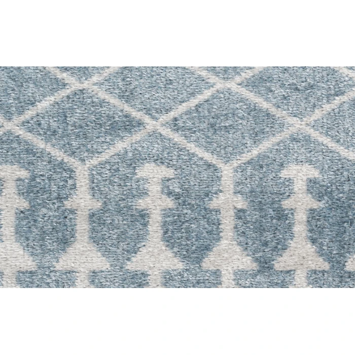 Nourison Astra Machine Washable Blue ASW10 2 ft. X 6 ft. Rectangle Rug