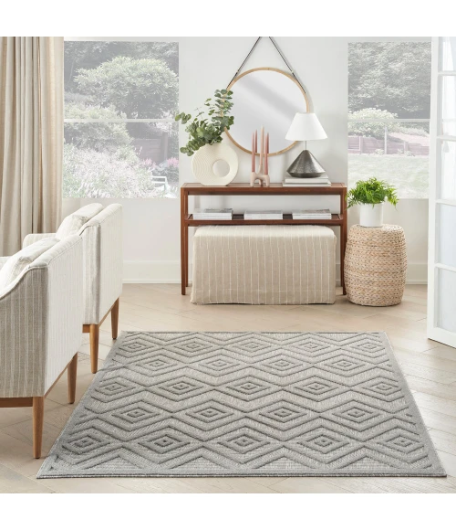 Nourison Versatile Area Rug NRV01 Silver Grey