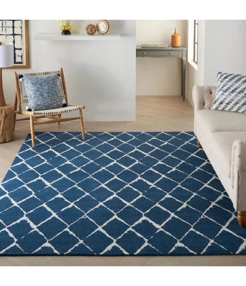 Nourison Twilight Area Rug TWI15 Navy 7'9" x 9'9"