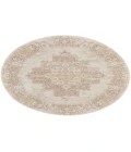 Nourison Grafix Ivory Beige GRF14 5 ft. 3 in. Round Rug