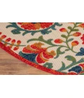 Nourison Aloha Red Multicolor ALH17 7 ft. 10 in. Round Rug