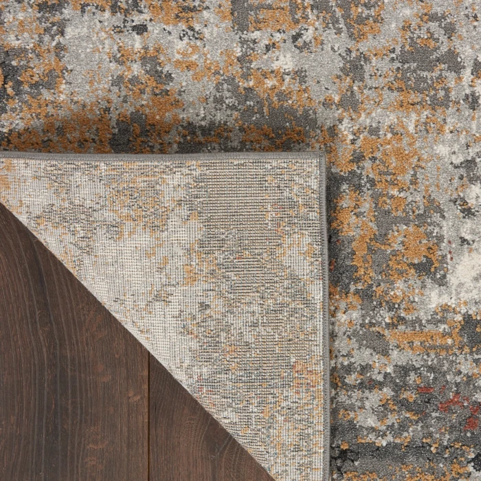 Nourison Tangra Grey/Multi TNR03 8 ft. Rect. Rug