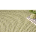 Nourison Courtyard Ivory Green COU01 8 ft. Round Rug