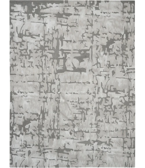 Nourison Symmetry Area Rug SMM03-Ivory/Taupe
