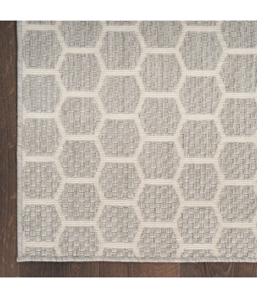 Nourison Twist Reversible Grey TWS01 6 ft. Rect. Rug