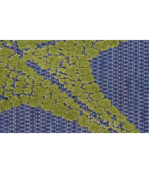 Nourison Aloha Blue Multicolor ALH28 7’10” Round Rug