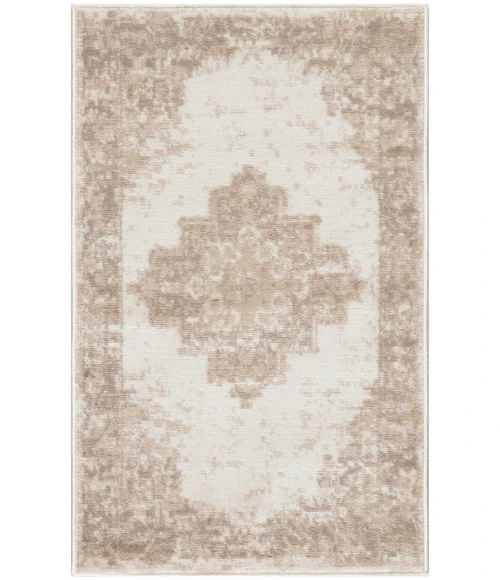Nourison Grafix Ivory Beige GRF14 2 ft. X 4 ft. Rectangle Rug