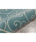 Nourison Home & Garden Square Area Rug RS019-Light Blue