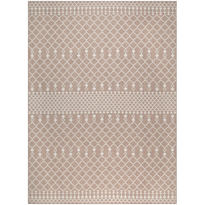 Nourison Positano Beige POS02 8 ft. X 10 ft. Rect. Rug
