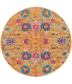 Nourison Home Passion PSN01 Sunburst 4 ft. Round Area Rug