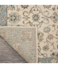 Nourison Living Treasures Runner Area Rug LI16-Ivory/Aqua