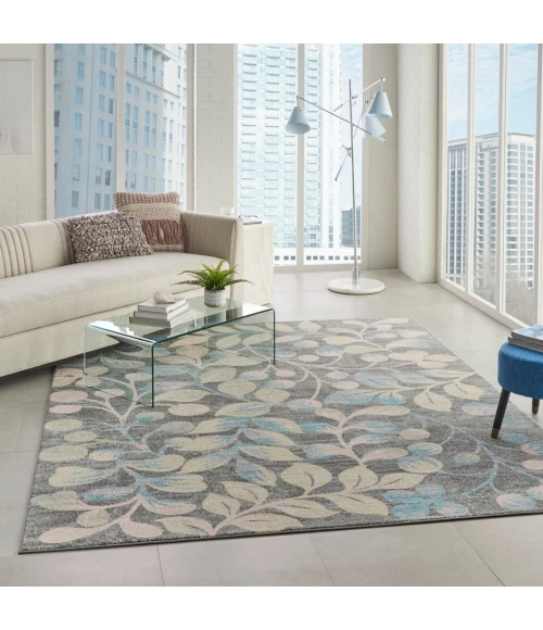 Nourison Tranquil Area Rug TRA03-Grey/Beige