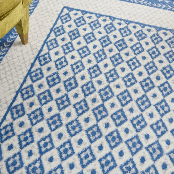 Nourison Whimsicle Area Rug WHS13-Ivory Blue