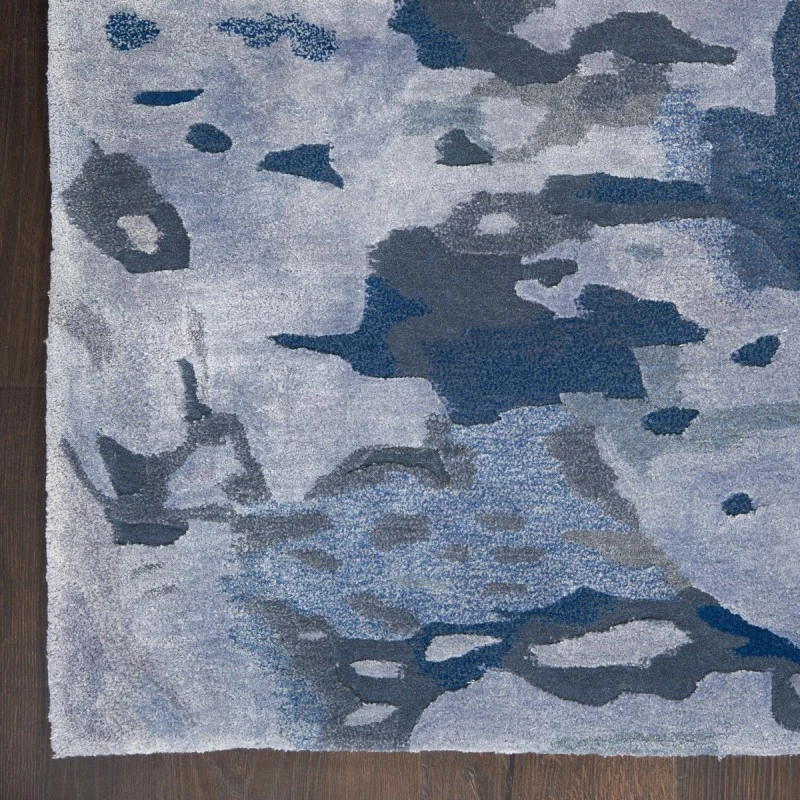 Nourison Prismatic Area Rug PRS05 Blue 2' x 3'