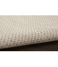 Nourison Courtyard Ivory Silver COU01 2 ft. X 6 ft. Rectangle Rug