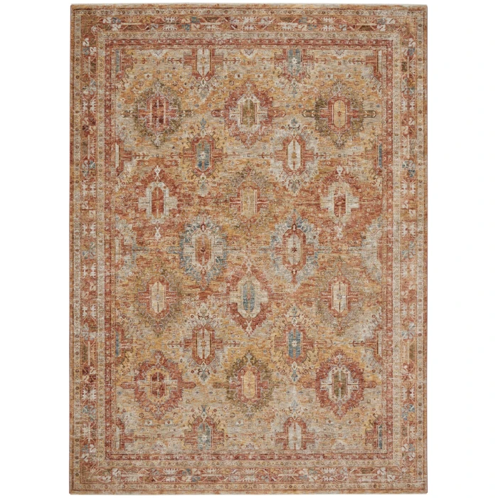 Nourison Sahar Rust SHR01 9 ft. X 13 ft. Rect. Rug