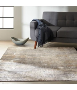 Calvin Klein CK950 Rush CK951 Grey Beige 5 ft. 3 in. X 7 ft. 3 in. Area Rug