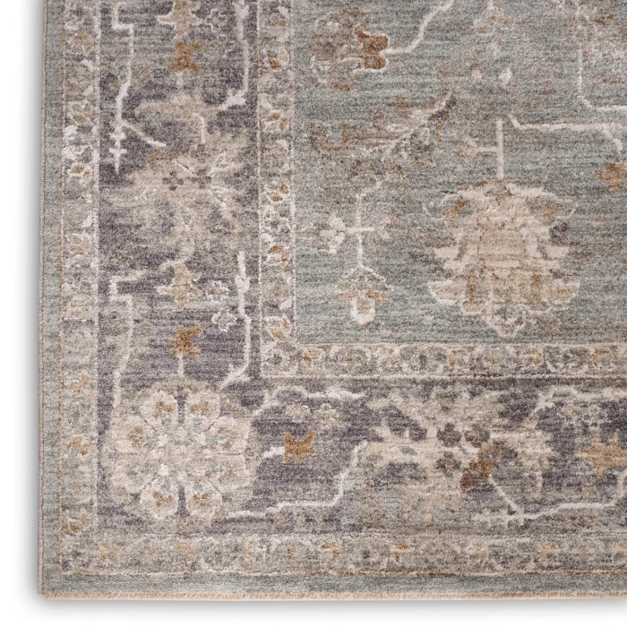 Nourison Infinite Blue Ivory IFT01 9 ft. X 13 ft. Rect. Rug