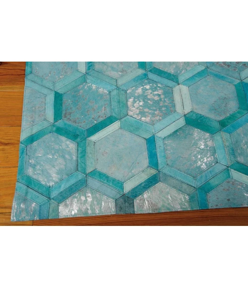 Michael Amini City Chic Area Rug MA100-Turquoise