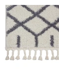 Nourison Moroccan Shag Area Rug MRS01-White