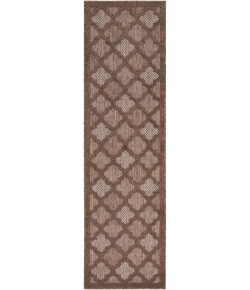 Nourison Home Easy Care NES01 Brown 2 ft. X 6 ft. Area Rug