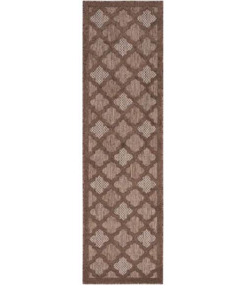 Nourison Home Easy Care Brown NES01 2 ft. X 6 ft. Rectangle Rug