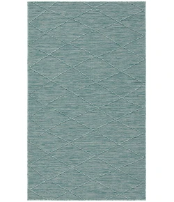Nourison Home Washable Solutions WSL01 Aqua 3 ft. X 5 ft. Area Rug