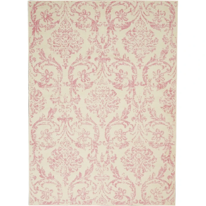 Nourison Jubilant Area Rug JUB09-Ivory/Pink