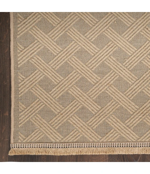 Nourison Washable Jute Natural WSJ02 5 ft. X 7 ft. Rect. Rug