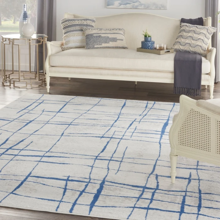 Nourison Whimsicle Area Rug WHS09-Ivory Blue