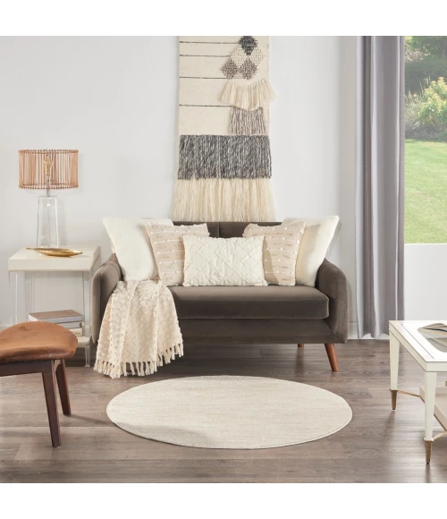 Nourison Essentials Area Rug NRE01-Ivory Beige