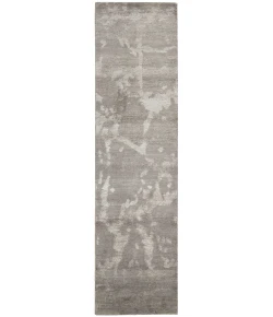 Nourison Home Silk Shadows SHA02 Silver 2 ft. 3 in. X 8 ft. Area Rug