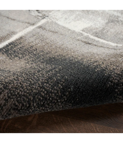 Nourison Twilight Area Rug TWI30 Grey/Ivory/Black