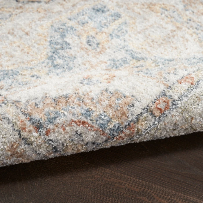 Nourison Astra Machine Washable Area Rug ASW12 Denim Multi