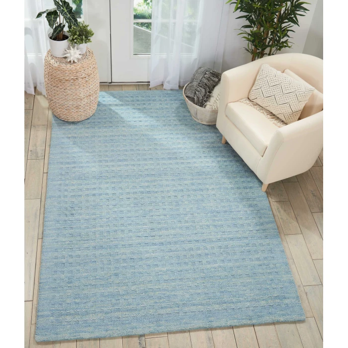 Nourison Marana Sky Blue MNN01 5 ft. X 8 ft. Rect. Rug