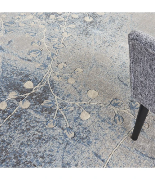 Nourison Somerset Area Rug ST74-Silver/Blue