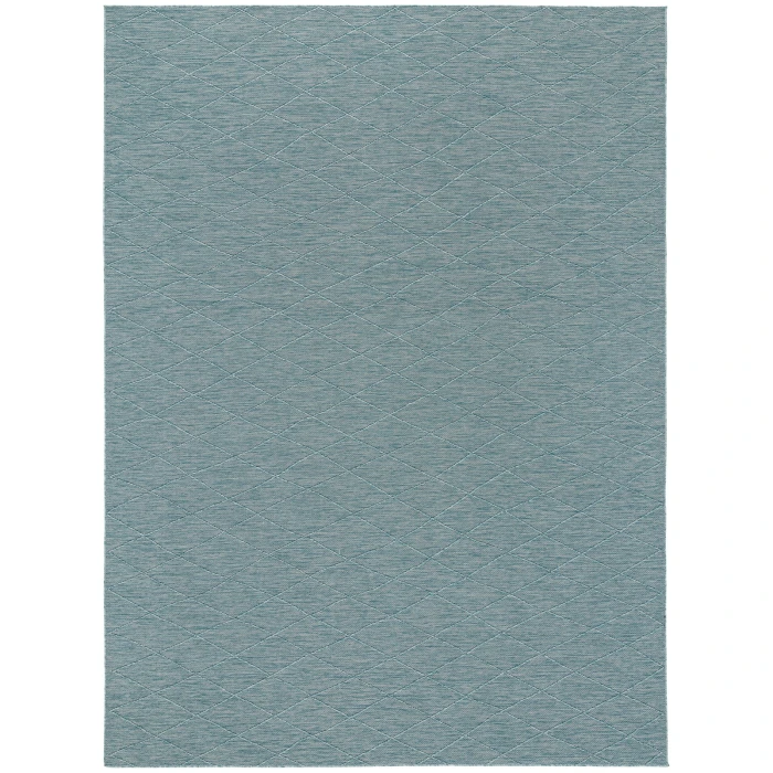 Nourison Washable Solutions Aqua WSL01 8 ft. X 10 ft. Rect. Rug