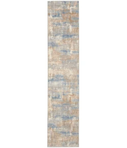 Calvin Klein CK950 Rush CK951 Blue Beige 2 ft. 3 in. X 10 ft. Area Rug